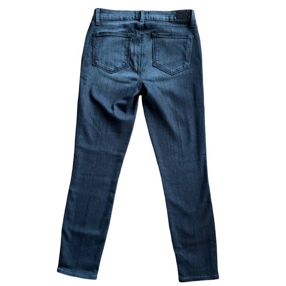 Paige Verdugo Crop Dark Wash Jeans Size 29 - Picture 3 of 8